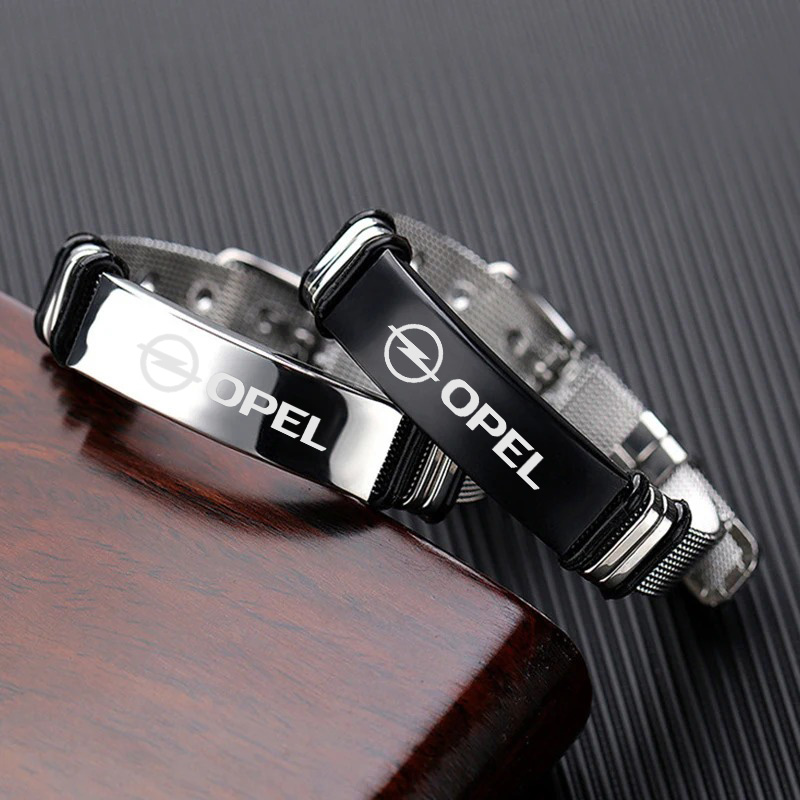 Men Accessories Combo Gift - Fashion Car Logo Stainless Steel For