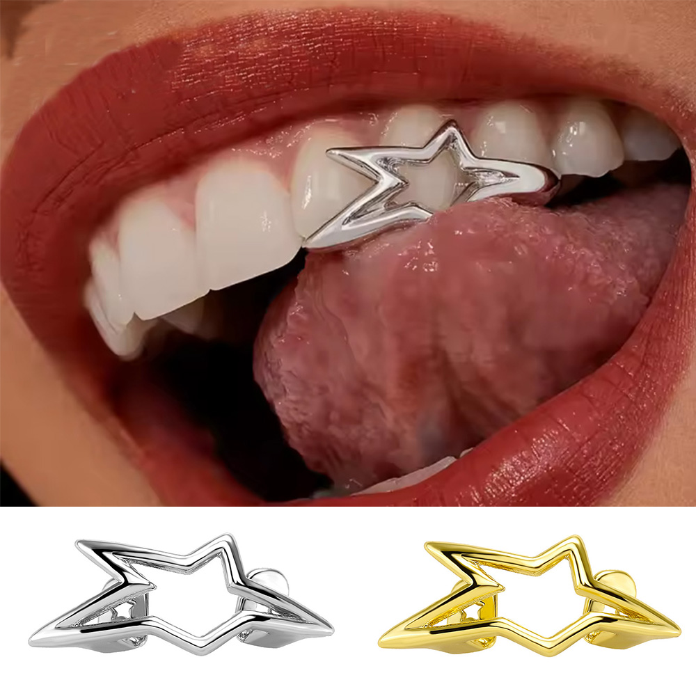 Men'S Accessories For Christmas - YOUNGX Cyber Punk Irregular Hollow Star