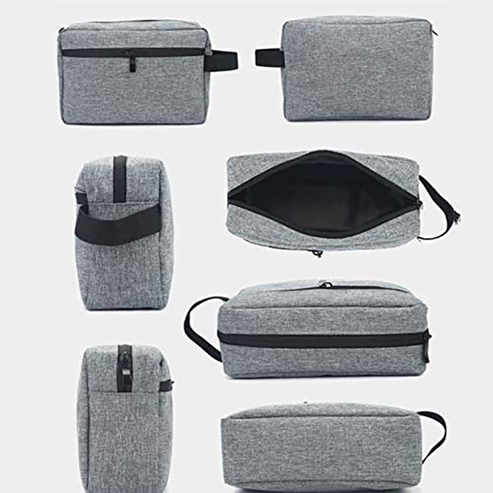 Man Women Canvas Cosmetic Bags - Travel Organizer Men ulasan dan harga