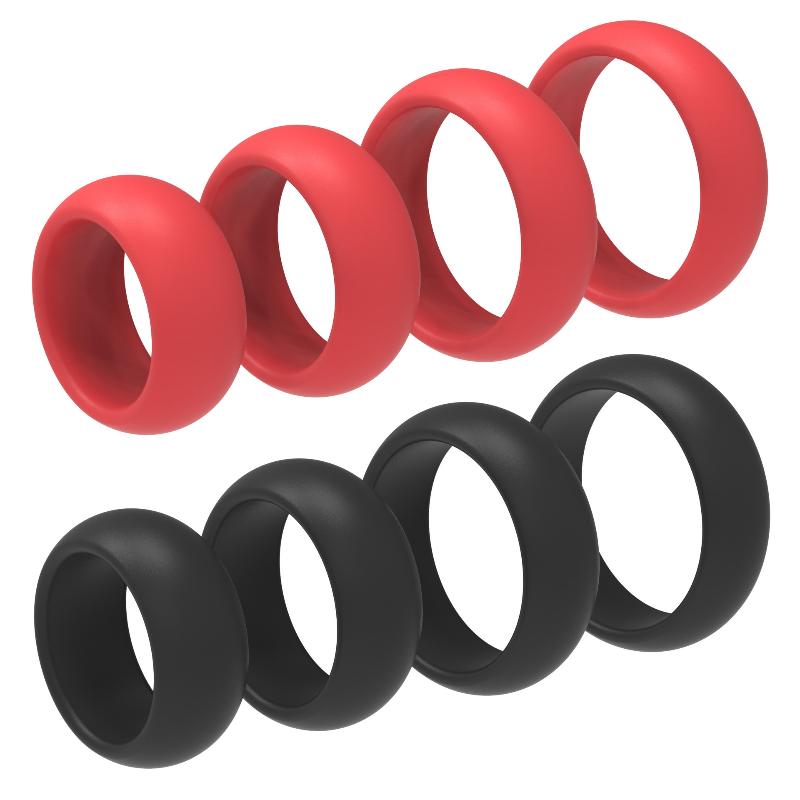 4Pcs Silicone Penis Ring Set f - Men Accessories Combo ulasan dan harga