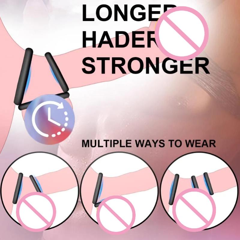 4Pcs Silicone Penis Ring Set f - Men Accessories Combo ulasan dan harga