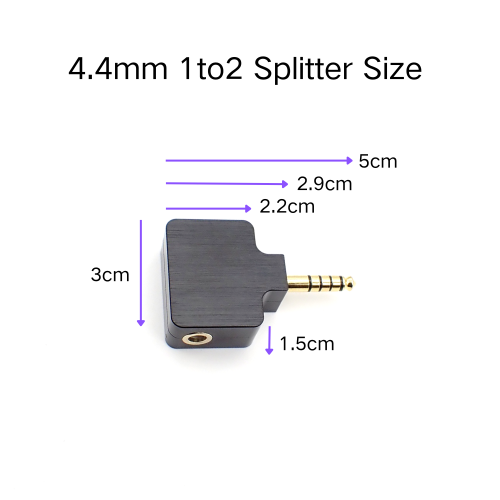 4.4mm Balanced 1-to-2 Aluminum - Men Accessories Combo ulasan dan harga