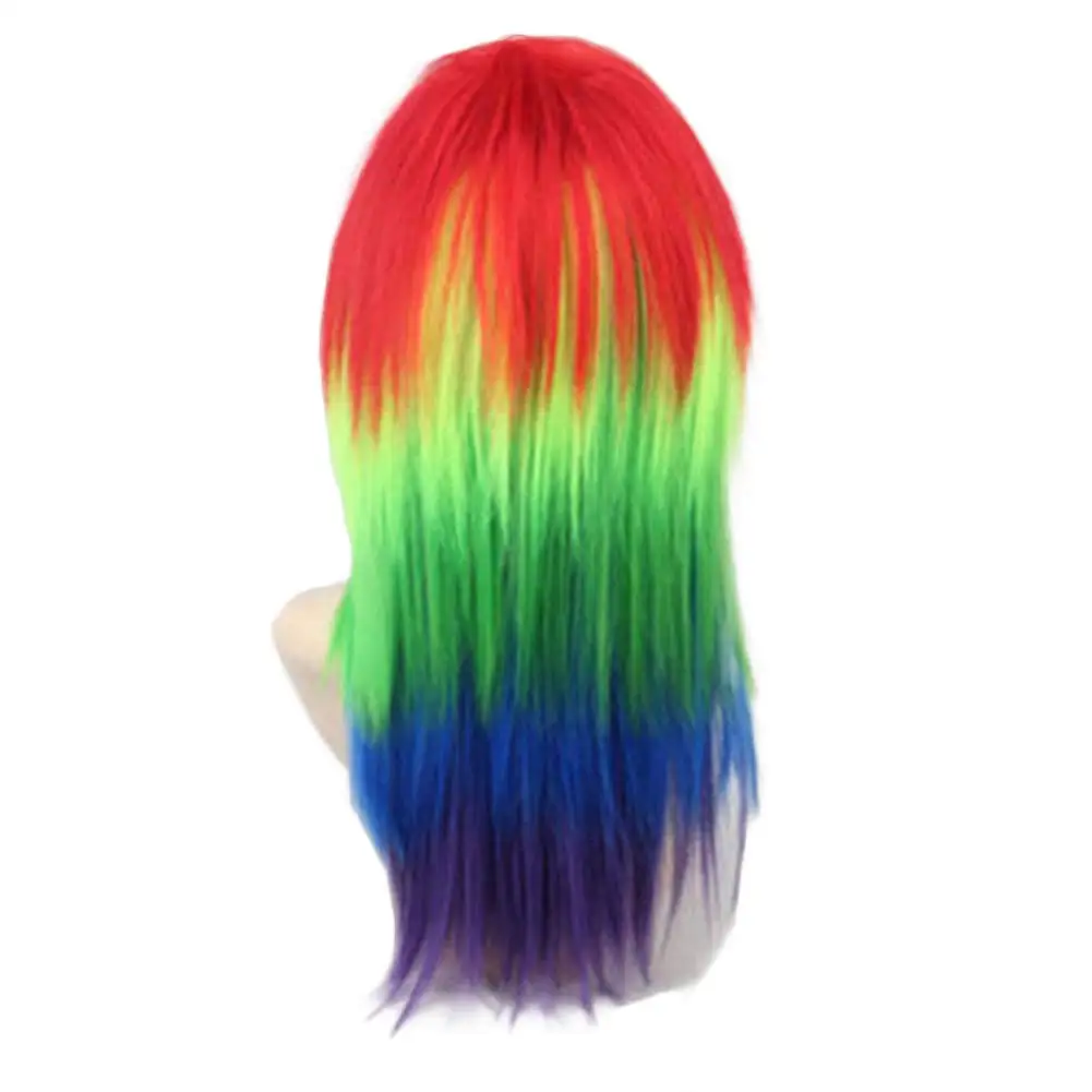 Long Rainbow Straight Syntheti - Men'S Accessories For Christmas ulasan dan harga