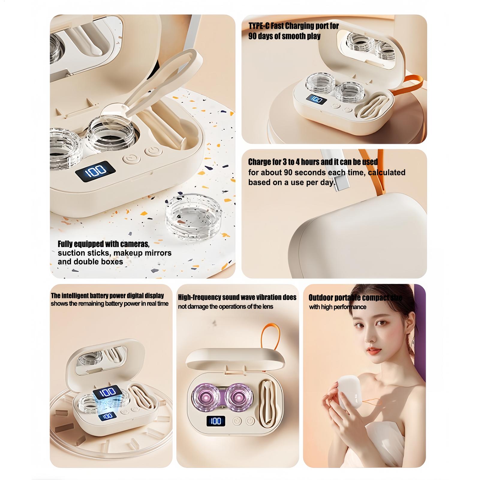 Travel Contact Lens Case Kit U - Travel Organizer Men ulasan dan harga