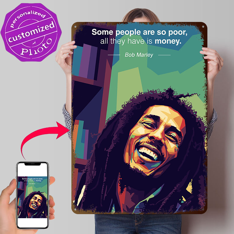 Bob Marley Quote Pop Art 3D Pr - Men'S Accessories Quotes ulasan dan harga