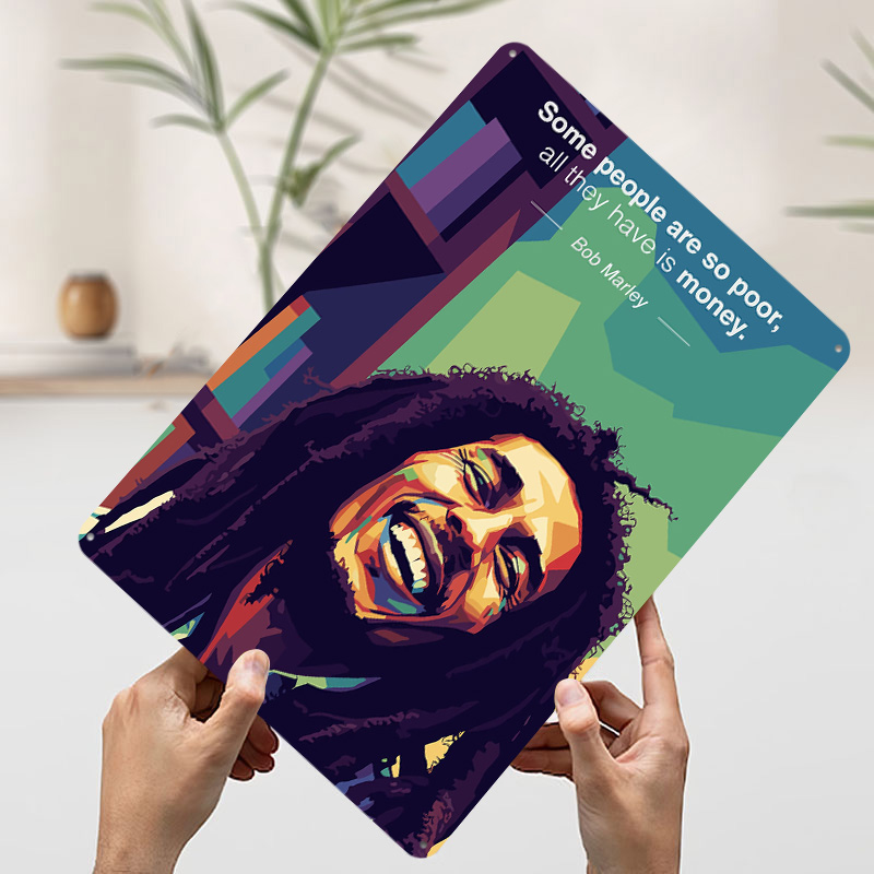 Bob Marley Quote Pop Art 3D Pr - Men'S Accessories Quotes ulasan dan harga