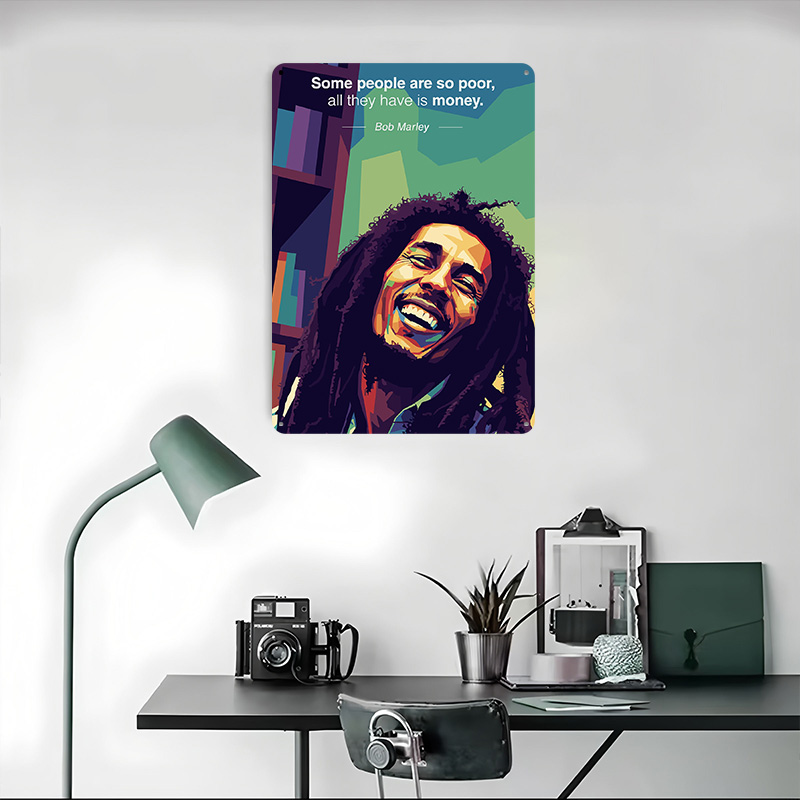 Bob Marley Quote Pop Art 3D Pr - Men'S Accessories Quotes ulasan dan harga