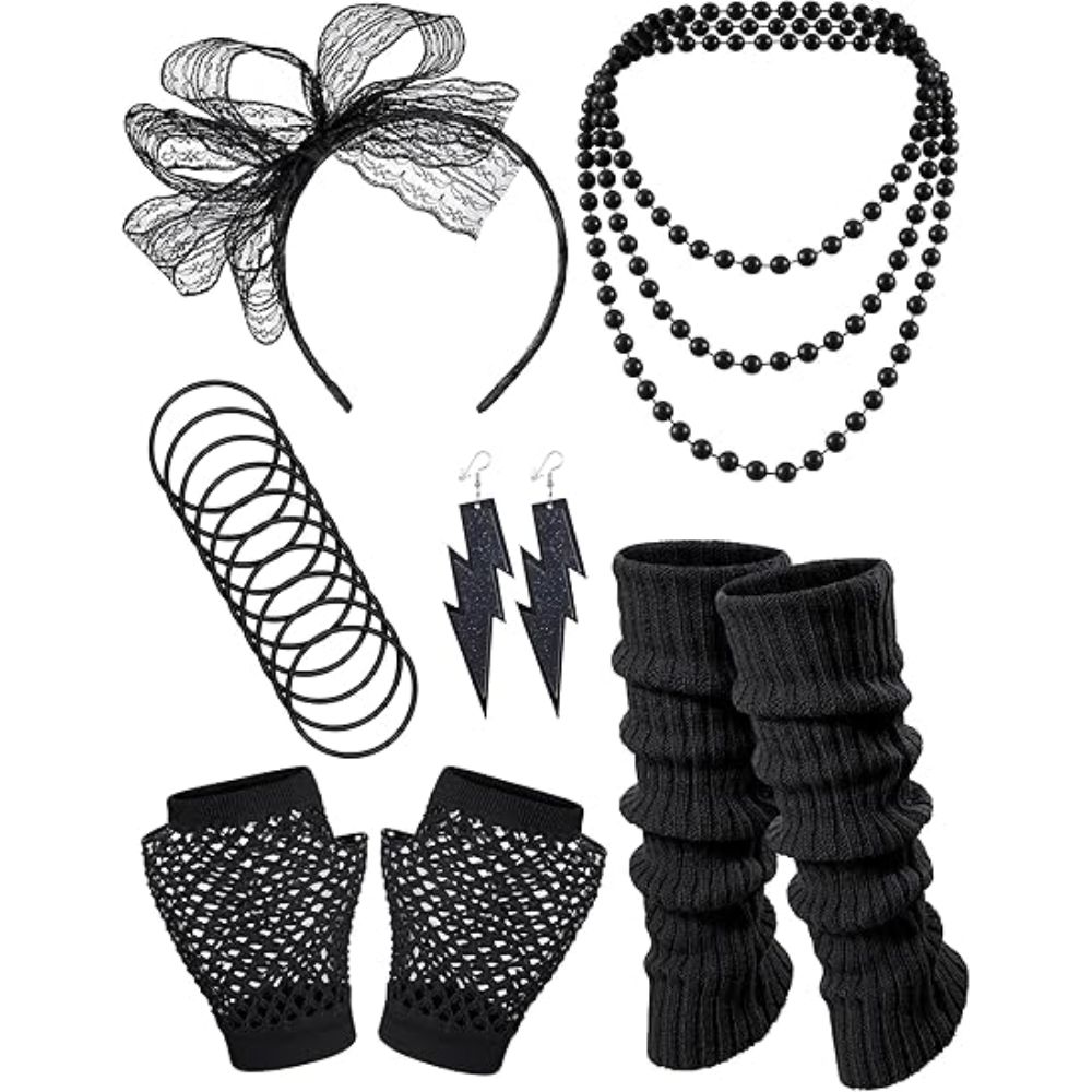 80s Costume Accessories Hologr - Men'S Accessories In The 80S ulasan dan harga