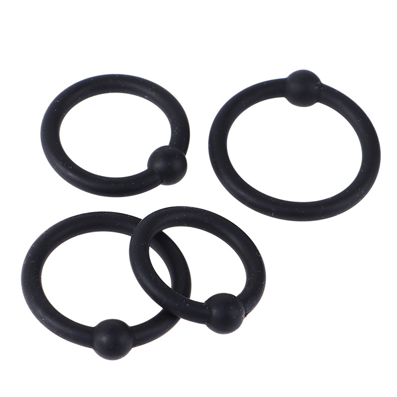 4Pcs Male Penis Rings Crystal  - Men Accessories Combo ulasan dan harga