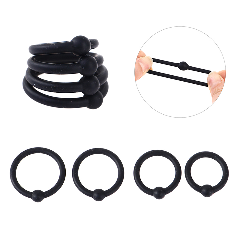 4Pcs Male Penis Rings Crystal  - Men Accessories Combo ulasan dan harga