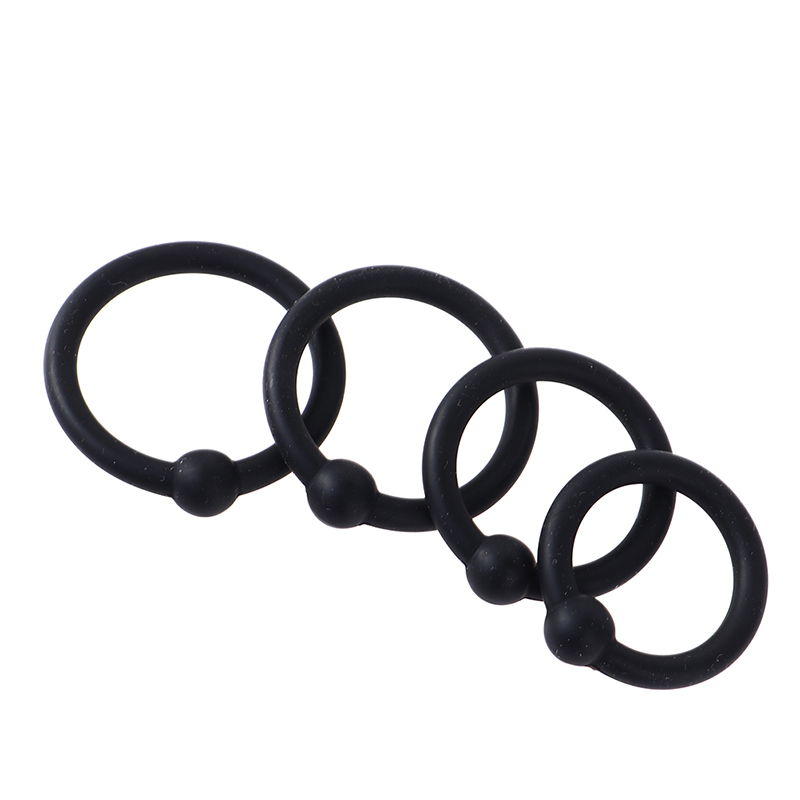 4Pcs Male Penis Rings Crystal  - Men Accessories Combo ulasan dan harga