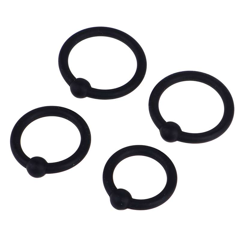 4Pcs Male Penis Rings Crystal  - Men Accessories Combo ulasan dan harga