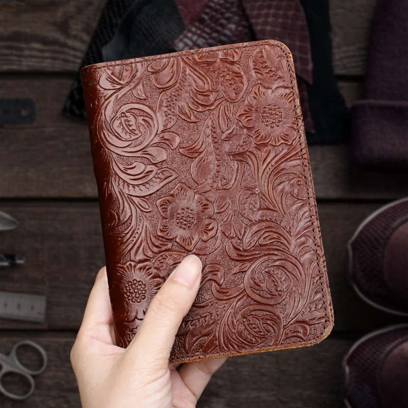 Genuine Leather Passport Holde - Travel Organizer Men ulasan dan harga