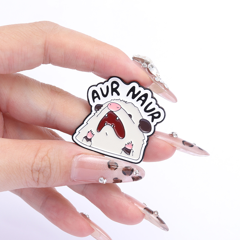 AVR NAUR Raccoon Enamel Pin Ba - Men'S Accessories Quotes ulasan dan harga