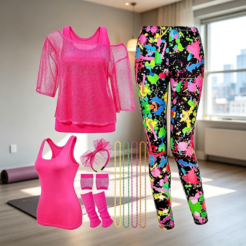 Complete 80s Fitness Instructo - Men'S Accessories In The 80S ulasan dan harga