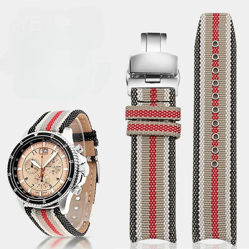 Woven Nylon Watchbands for Bur - Men'S Accessories Burberry ulasan dan harga