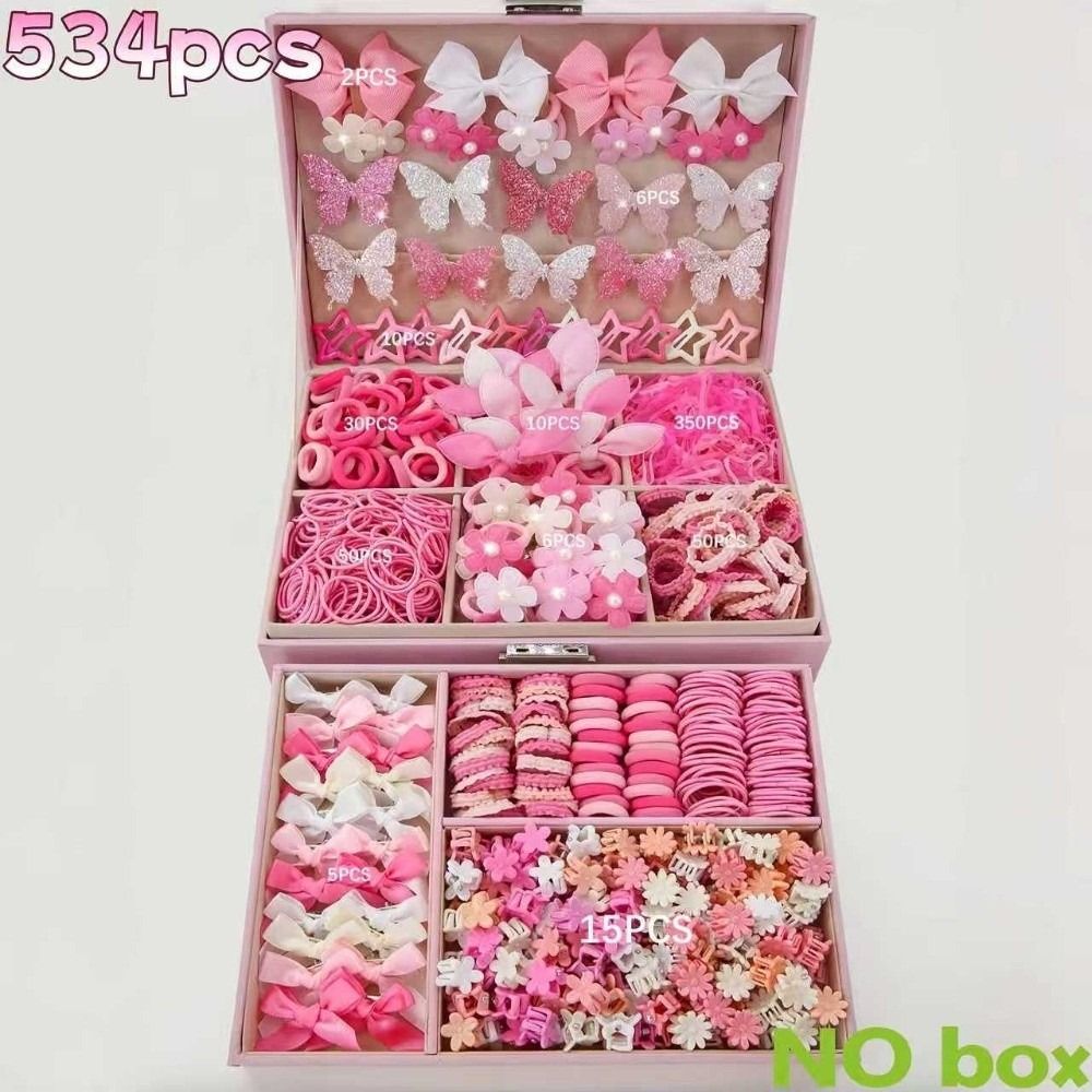 New Elastic Girls Hair Accesso - Tie Clip Set ulasan dan harga