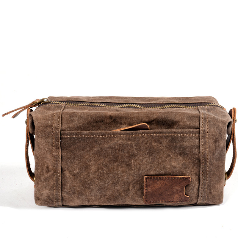 Waxed Canvas Travel Clutch Sto - Travel Organizer Men ulasan dan harga