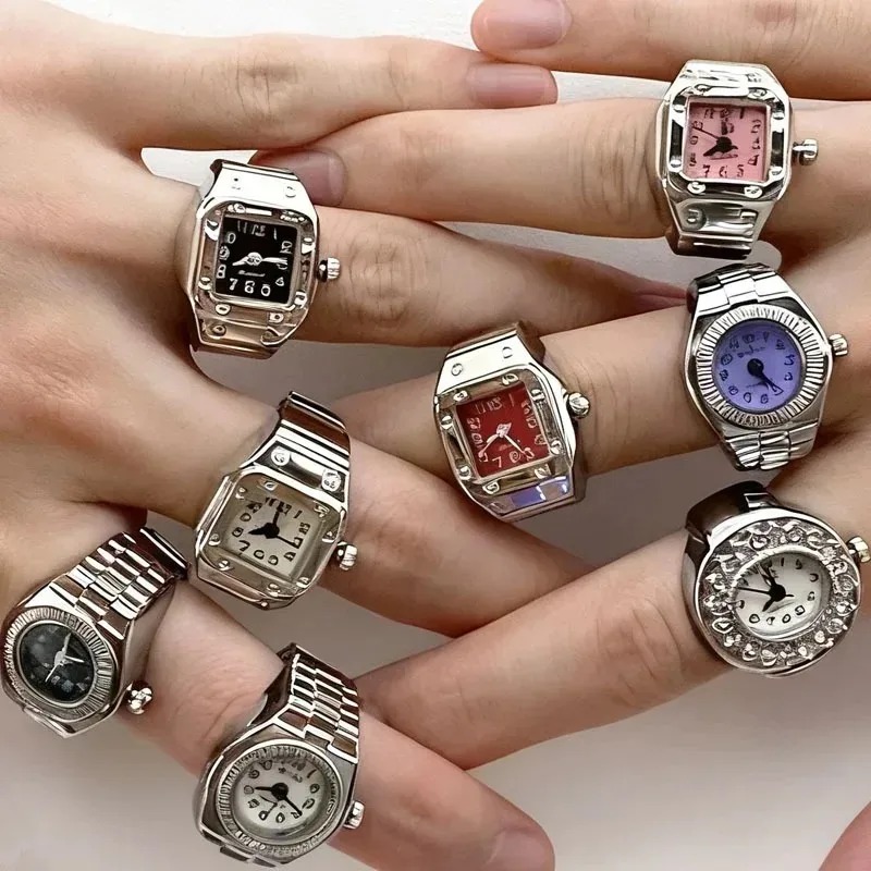 Vintage 80s Punk Watch Ring Y2 - Men'S Accessories In The 80S ulasan dan harga