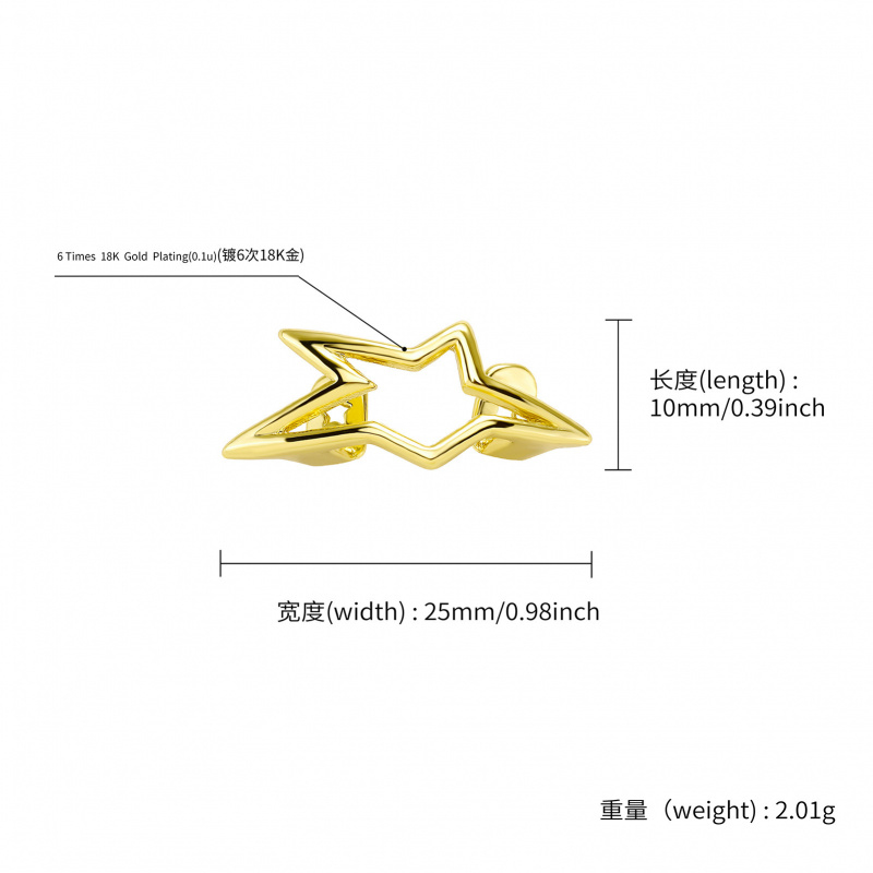 Y2K Cyber Punk Glossy Geometri - Men'S Accessories For Christmas ulasan dan harga