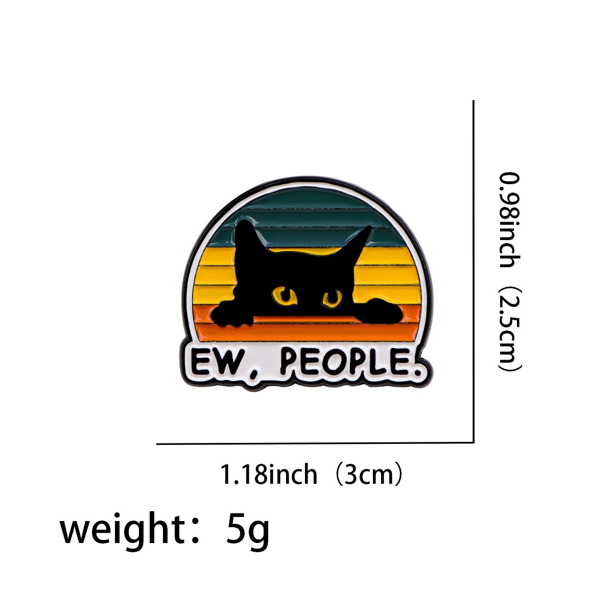 EW PEOPLE Enamel Pin Funny Sar - Men'S Accessories Quotes ulasan dan harga