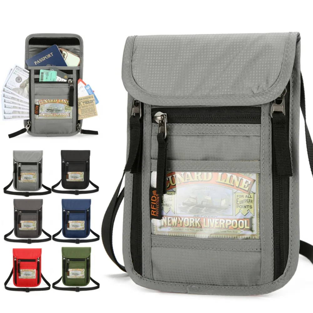 RF ID Blocking Travel Neck Wal - Travel Organizer Men ulasan dan harga