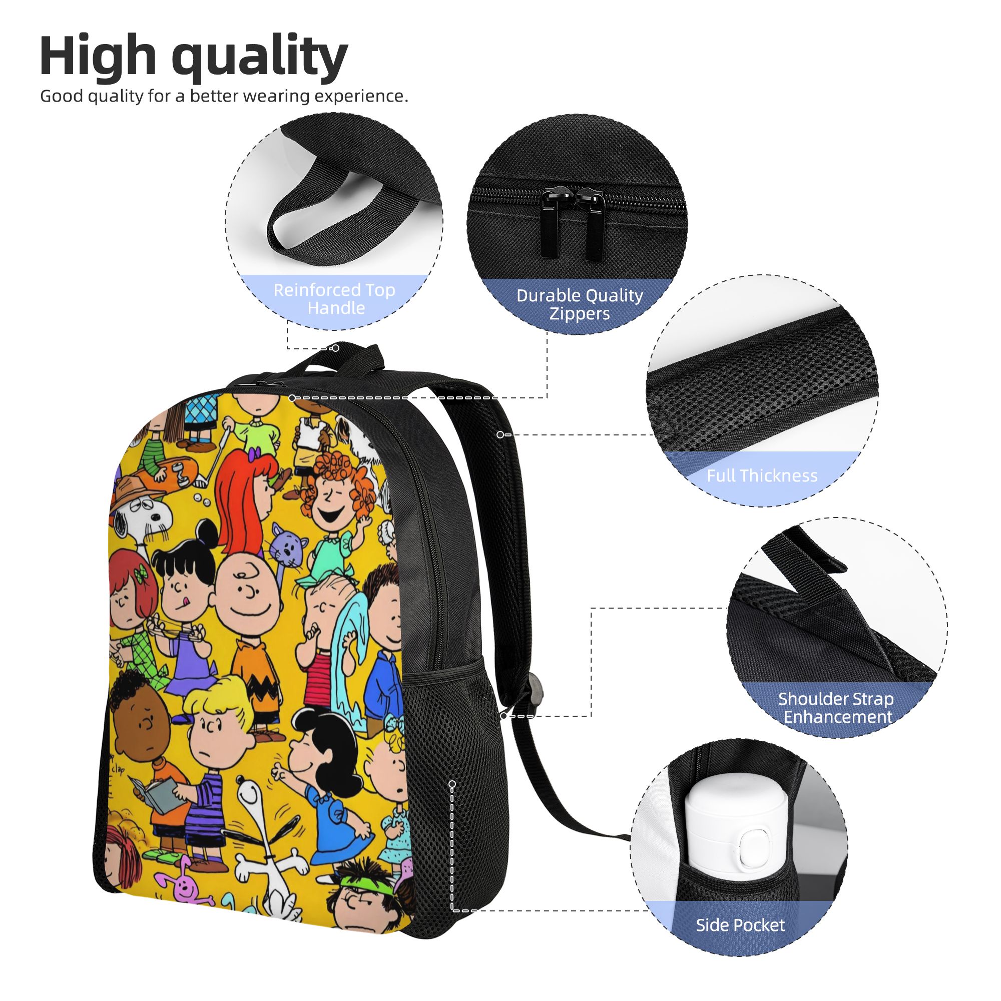 Snoopy Peanuts Fashion Backpac - Men'S Accessories Travel Bag ulasan dan harga