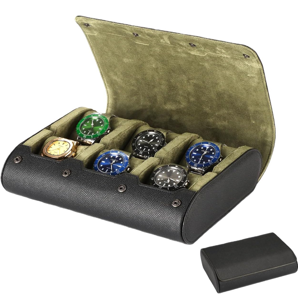 6 Watch Travel Cases  PU Leath - Travel Organizer Men ulasan dan harga