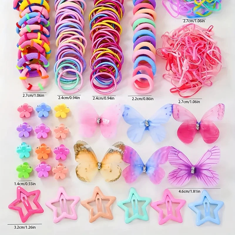 941Pcs Cute Colorful Girls Hai - Tie Clip Set ulasan dan harga