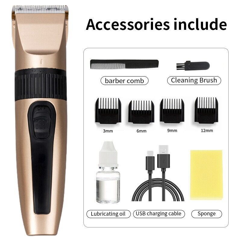 Professional Cordless Hair Cli - Men Accessories Combo ulasan dan harga