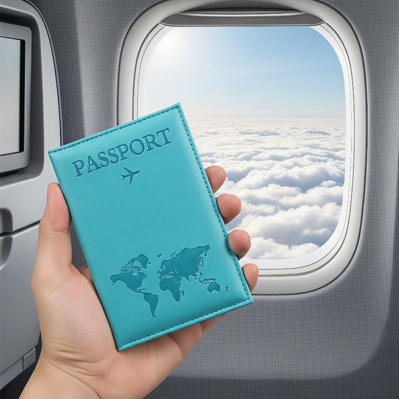 PU Leather Passport Holder Scr - Travel Organizer Men ulasan dan harga