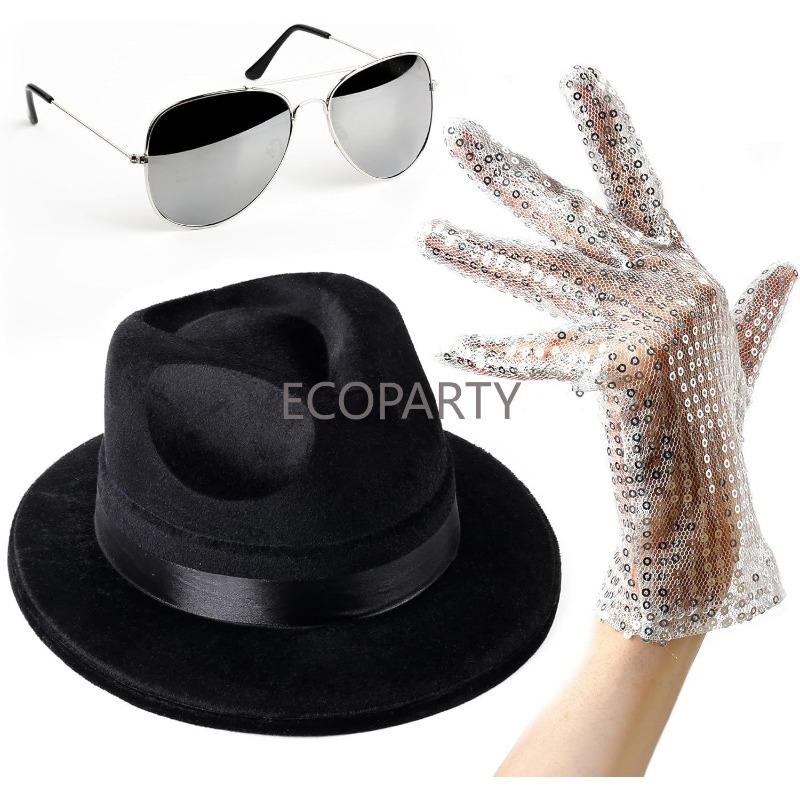 Pop King Jackson Costume Acces - Men'S Accessories In The 80S ulasan dan harga
