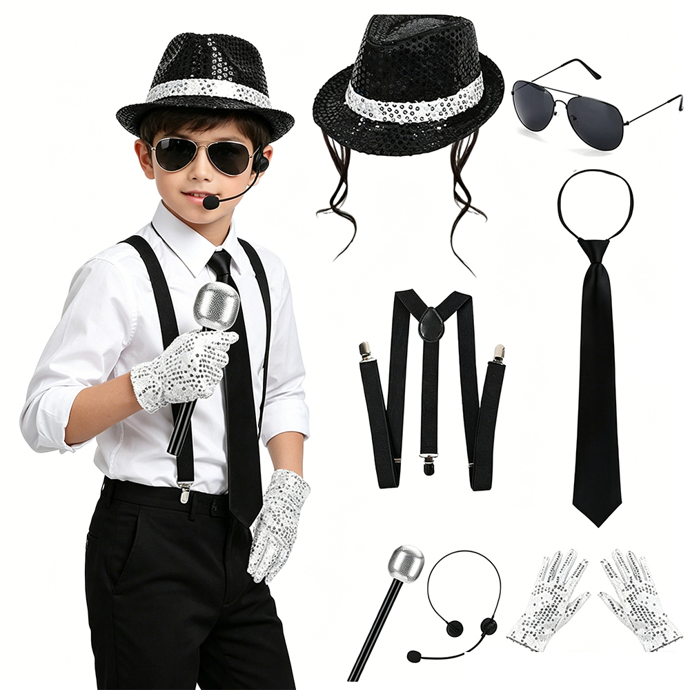 Michael Jackson Cosplay Access - Men'S Accessories In The 80S ulasan dan harga