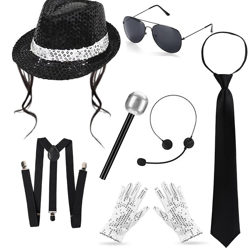 Michael Jackson Cosplay Access - Men'S Accessories In The 80S ulasan dan harga