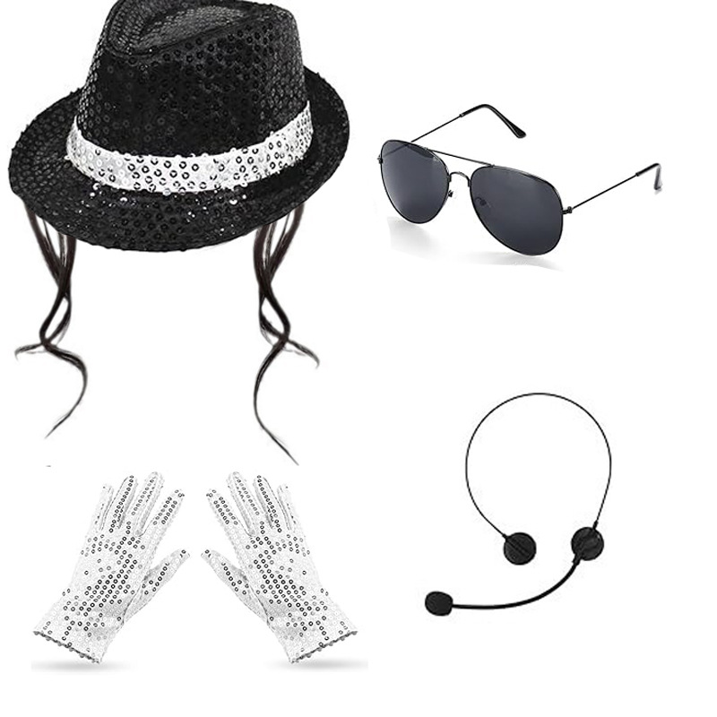 Michael Jackson Cosplay Access - Men'S Accessories In The 80S ulasan dan harga