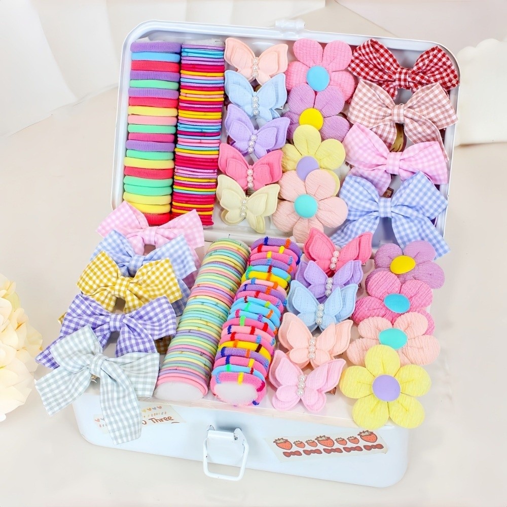New Colorful Girls Hair Access - Tie Clip Set ulasan dan harga