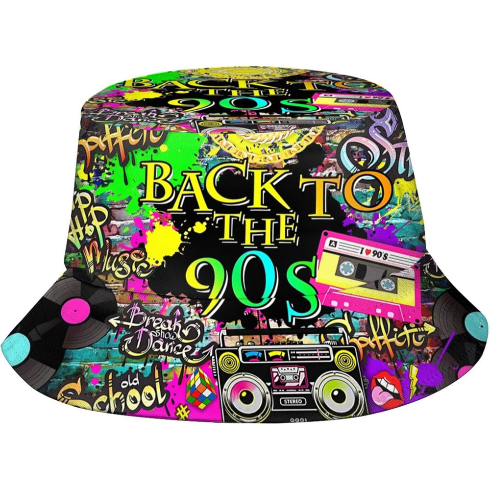 Fashion Retro 80S 90S Bucket F - Men'S Accessories In The 80S ulasan dan harga