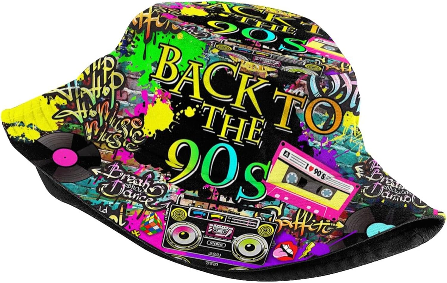Fashion Retro 80S 90S Bucket F - Men'S Accessories In The 80S ulasan dan harga