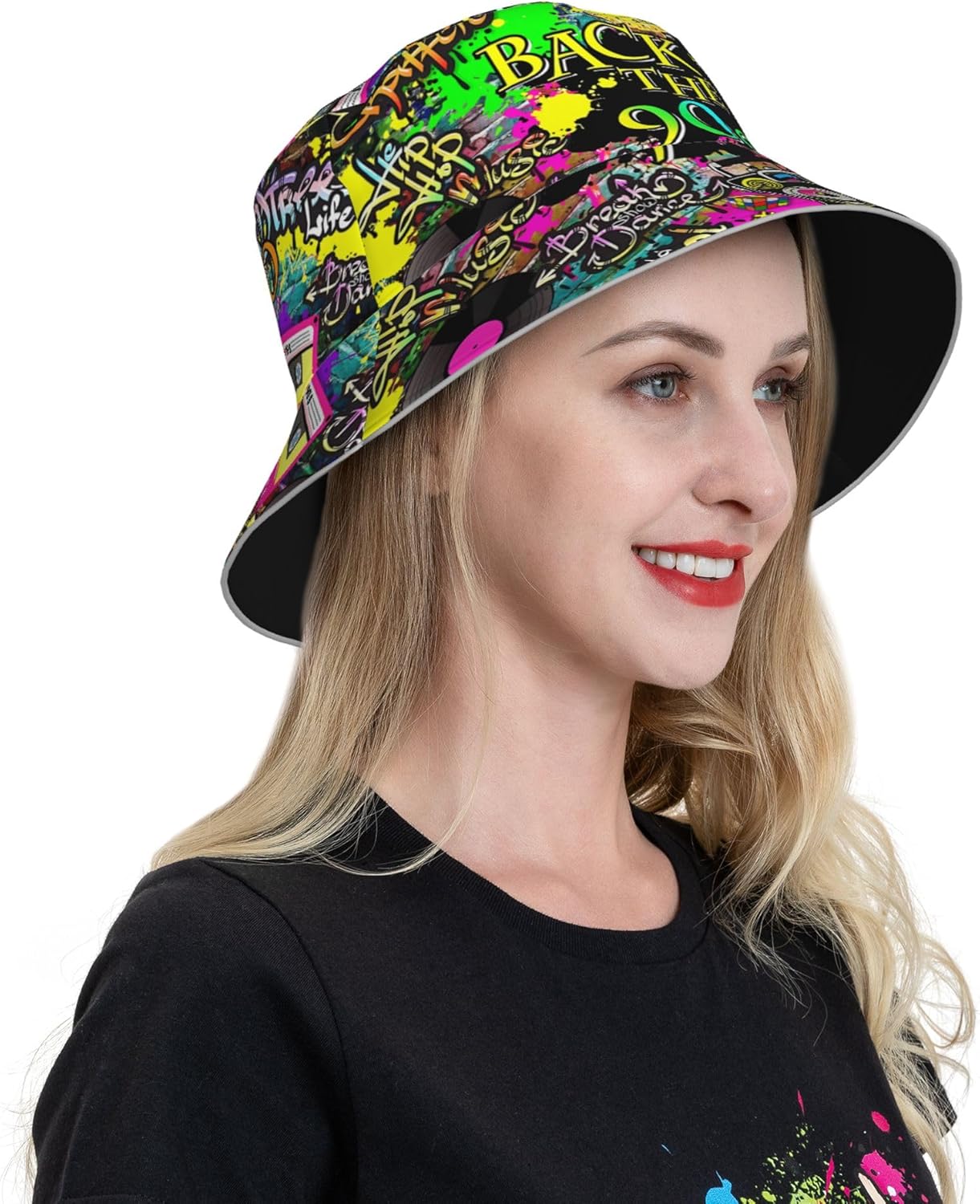 Fashion Retro 80S 90S Bucket F - Men'S Accessories In The 80S ulasan dan harga