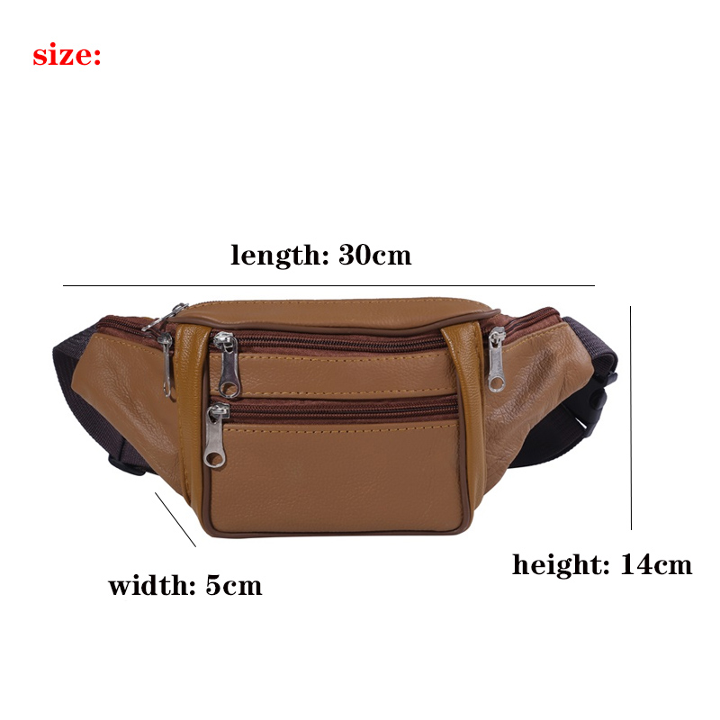 Fashion Men Genuine Leather Wa - Travel Organizer Men ulasan dan harga