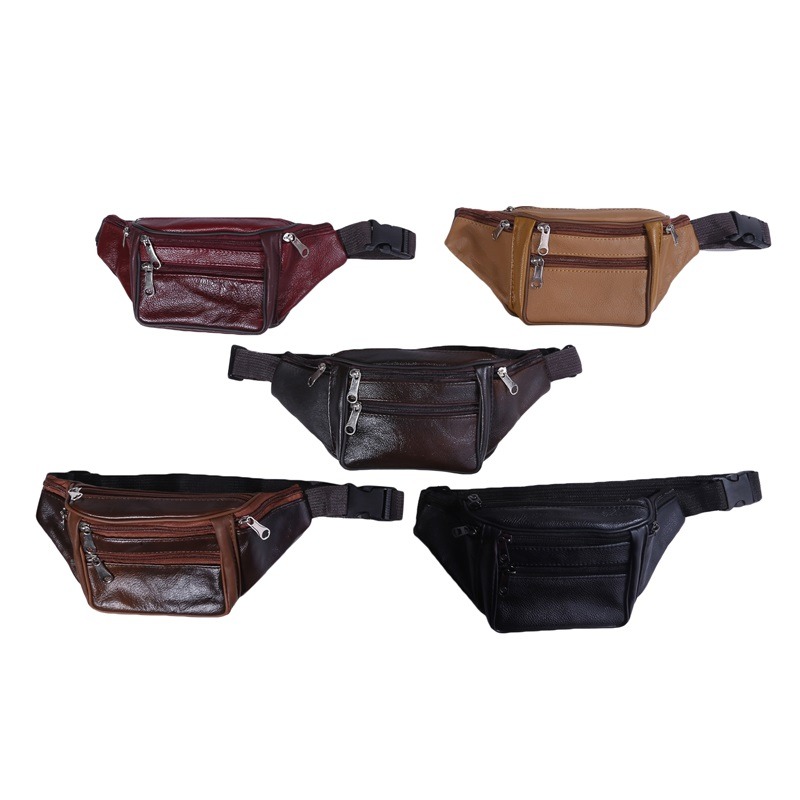 Fashion Men Genuine Leather Wa - Travel Organizer Men ulasan dan harga