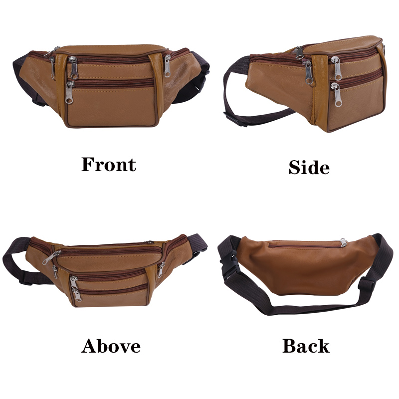 Fashion Men Genuine Leather Wa - Travel Organizer Men ulasan dan harga