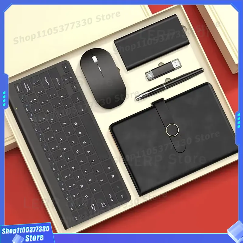 Custom Logo 6 in 1 Business Gi - Men Accessories Combo Gift ulasan dan harga