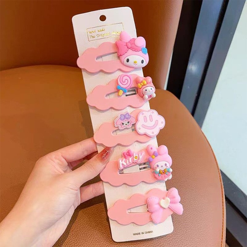 Hello Kitty Kuromi Hair Access - Tie Clip Set ulasan dan harga
