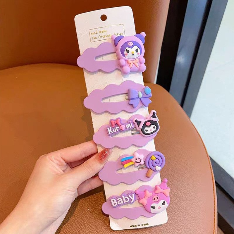 Hello Kitty Kuromi Hair Access - Tie Clip Set ulasan dan harga