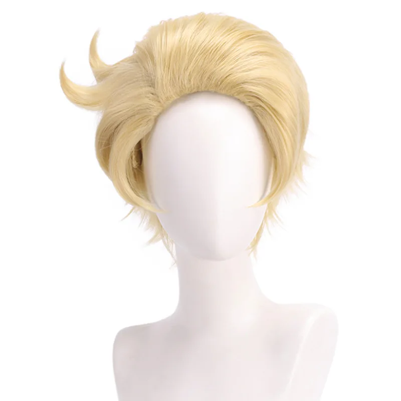 men golden short hair costumes - Men'S Accessories For Christmas ulasan dan harga