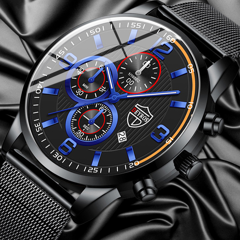 Luxury Men's Quartz Wrist Watc - Men'S Accessories Display ulasan dan harga