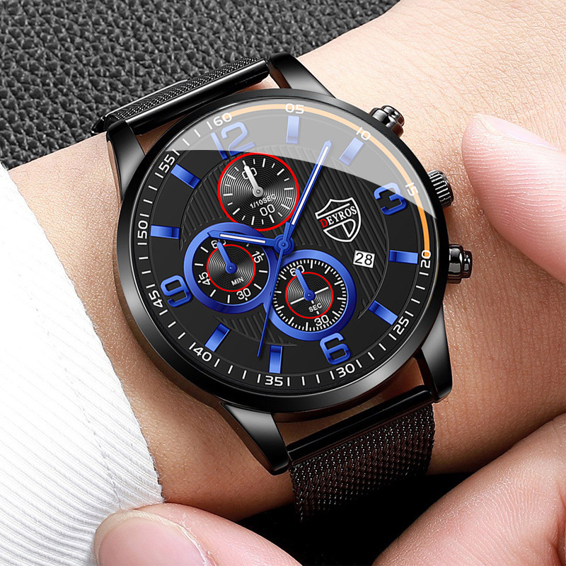 Luxury Men's Quartz Wrist Watc - Men'S Accessories Display ulasan dan harga