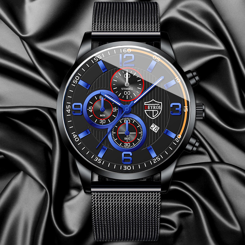 Luxury Men's Quartz Wrist Watc - Men'S Accessories Display ulasan dan harga