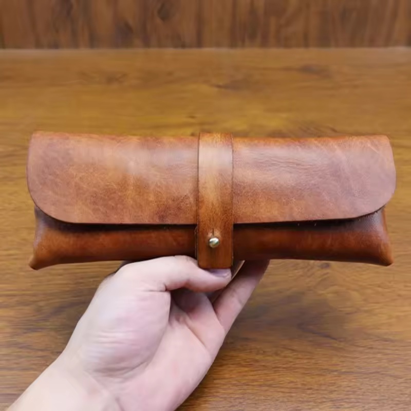 Vintage Cow Leather Pipe Bag H - Travel Organizer Men ulasan dan harga